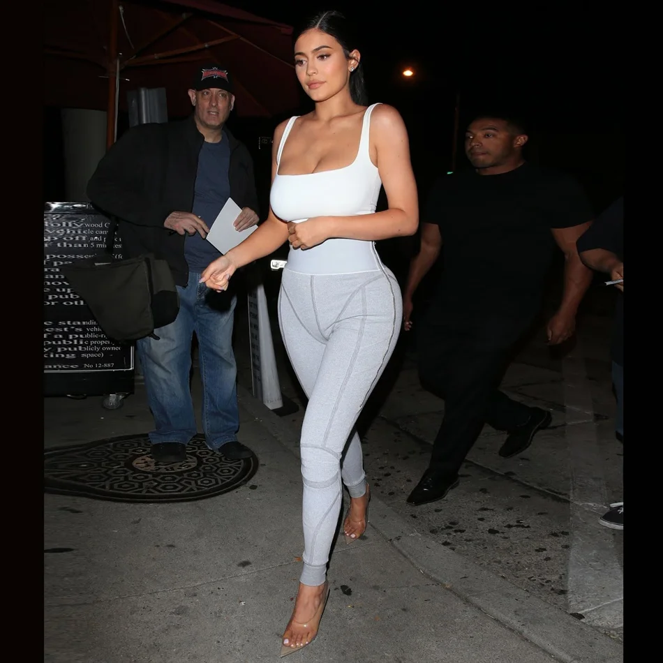 Комплект спортивной одежды Kyliejenner из двух предметов хлопковый дизайнерский