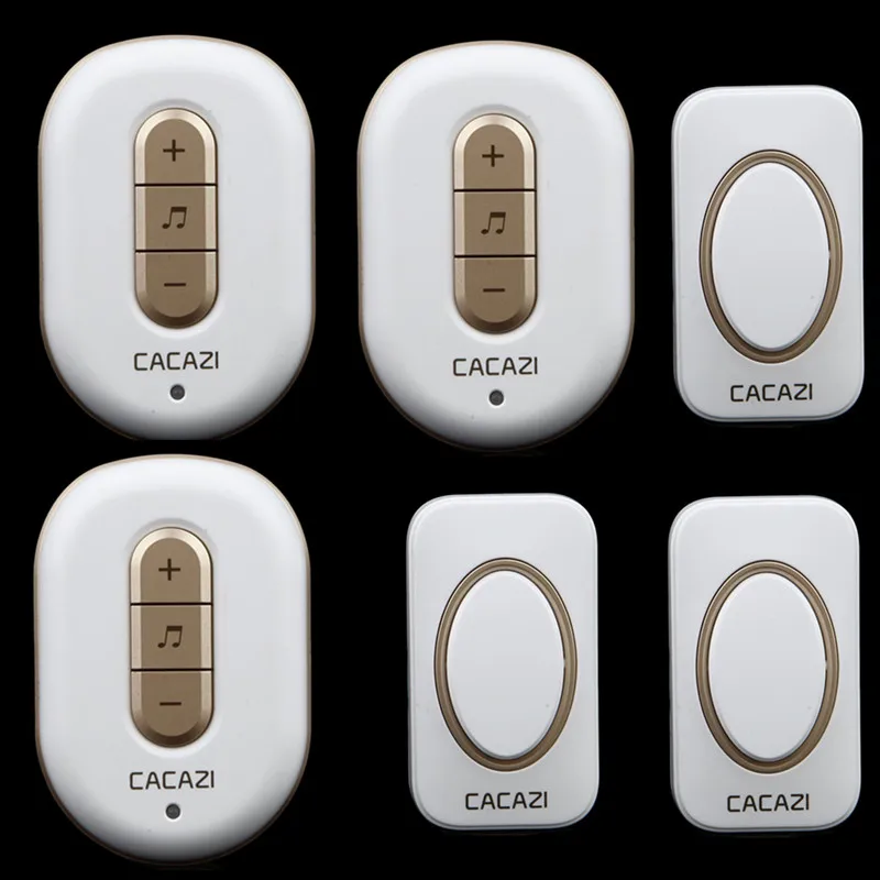 Free shipping! 3 transmitter + 3Receiver New Wireless Doorbell With Remote Control Musical 48Tunes Digtal doorchime | Безопасность и