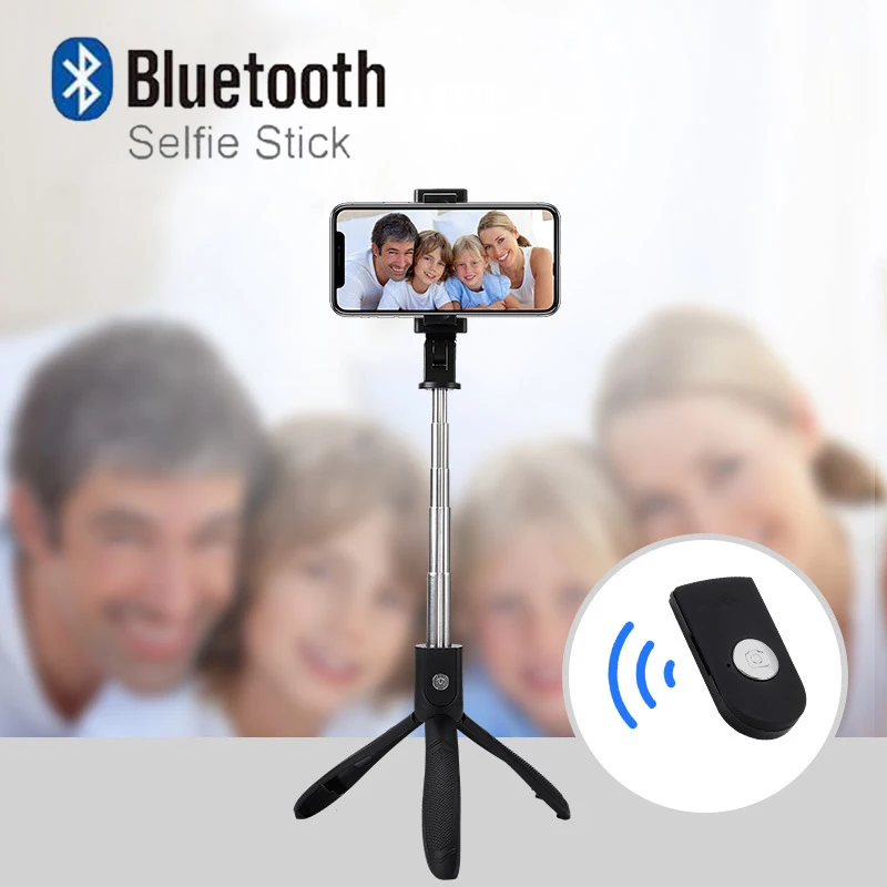 3 в 1 Bluetooth палка для селфи удаленного Управление Телефон Штатив переносной