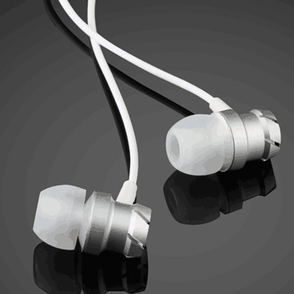 3,5 мм порт в уши супер бас линия управления наушники телефон MP3 компьютер ноутбук наушники микрофон Проводная гарнитура