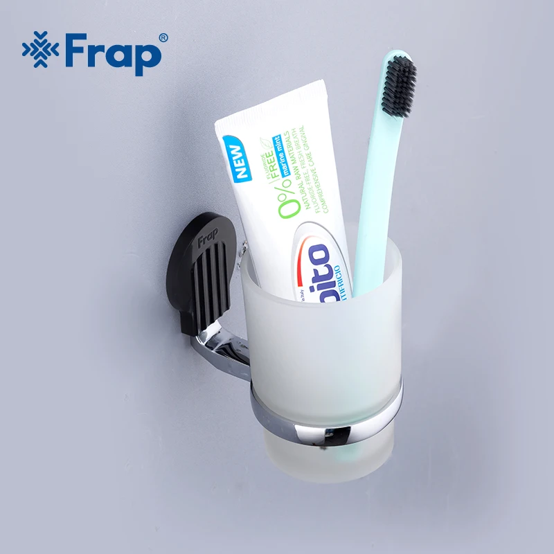 FRAP Новый 1 комплект держатель для чашки из цинкового сплава стеклянные настенное