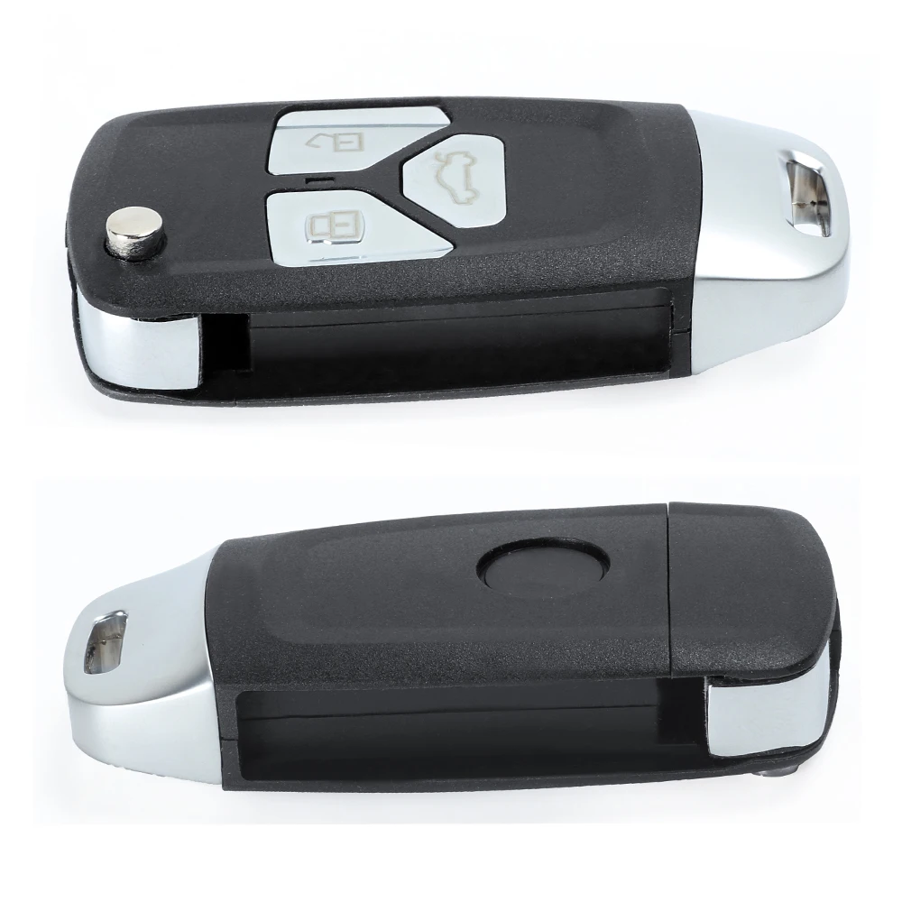 Новый обновленный откидной сменный дистанционный ключ KEYECU с 2 кнопками 433 МГц ID40