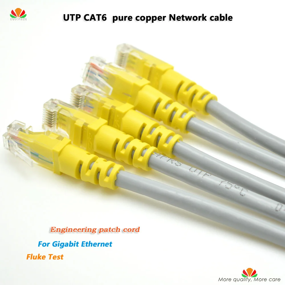 Кабель Ethernet CAT6 длиной 0 5 м 100 шт. в партии сетевой кабель RJ45 позолоченная медная