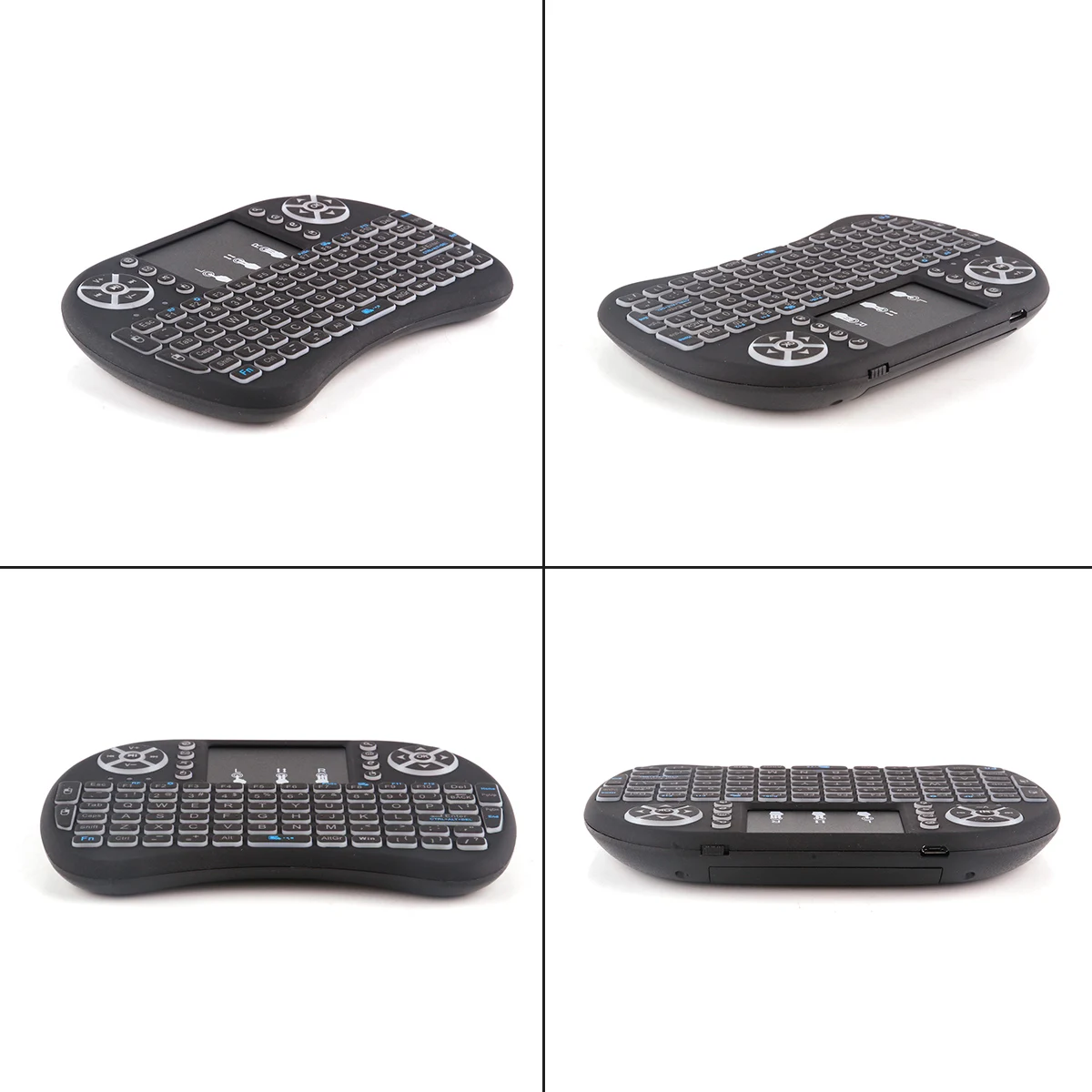 Английская Русская мини беспроводная 2 4 ГГц клавиатура с тачпадом для