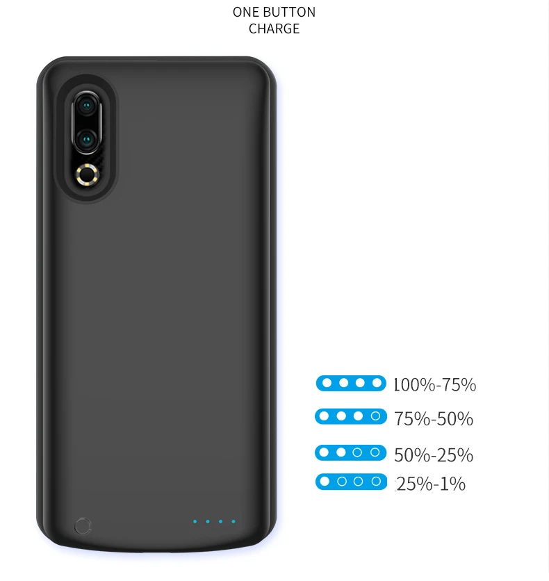 For Meizu 16S 5000mAh Battery Charger Case 16s Silm shockproof Portable Travel Charging Power Bank Phone Cover | Мобильные телефоны