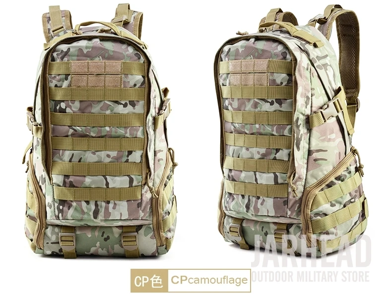 Камуфляжный военный тактический рюкзак, армейский штурмовой пакет, Molle, мужской рюкзак для активного отдыха, походов, кемпинга, охоты, дорожная сумка