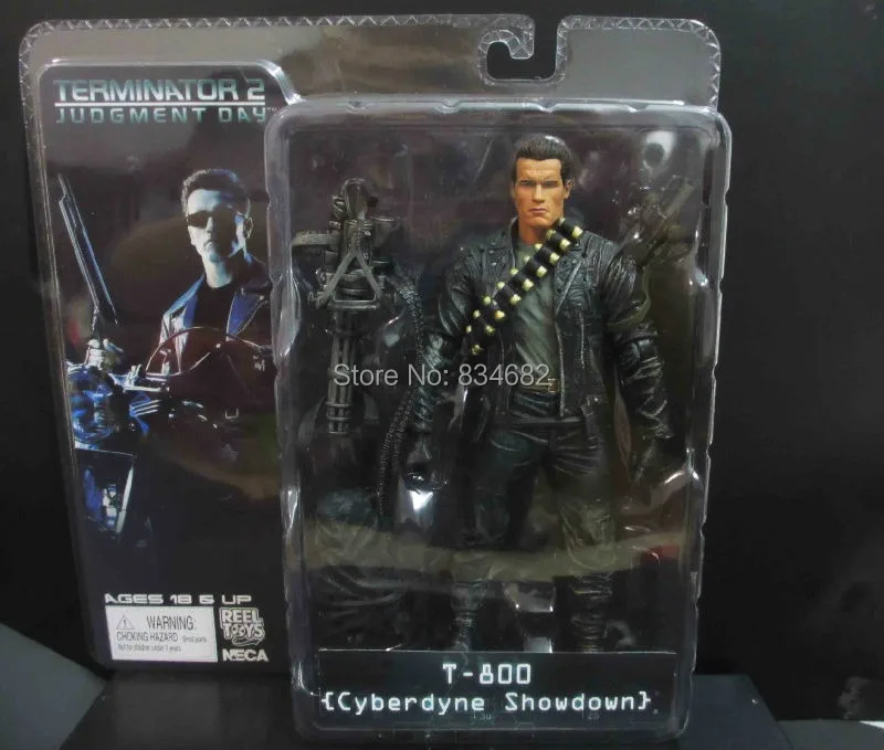 J.G Chen NECA Терминатор 2 Арнольд фигурку T-800 escadero Escape ПВХ фигурка игрушка | Игрушки и