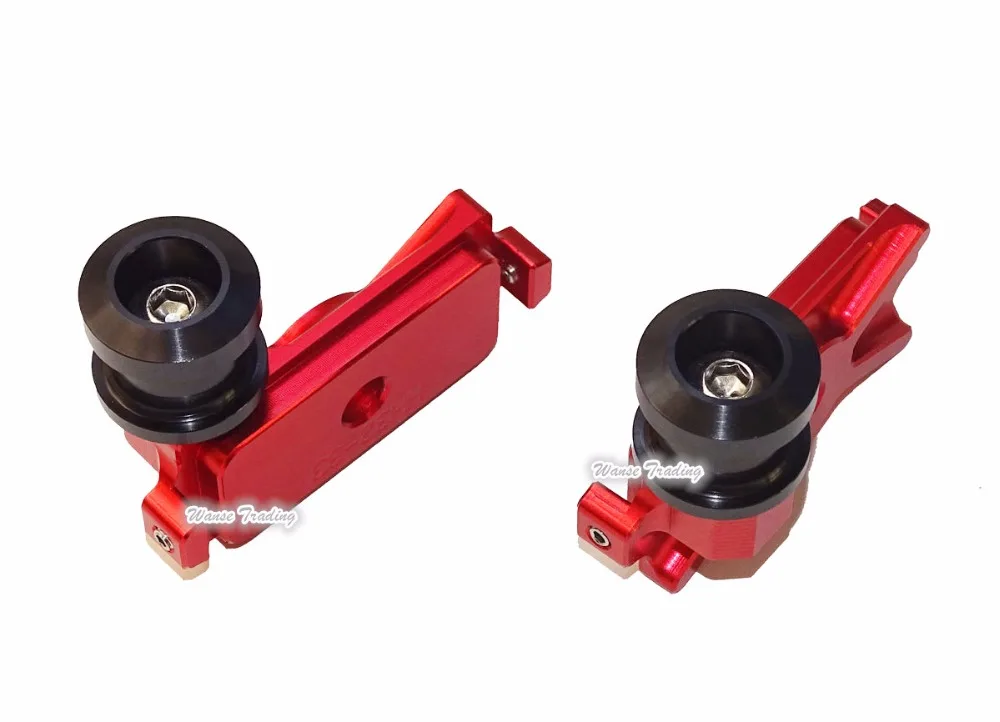 Алюминиевый Поворотный кронштейн с ЧПУ для мотоцикла слайдер адаптеры крепления