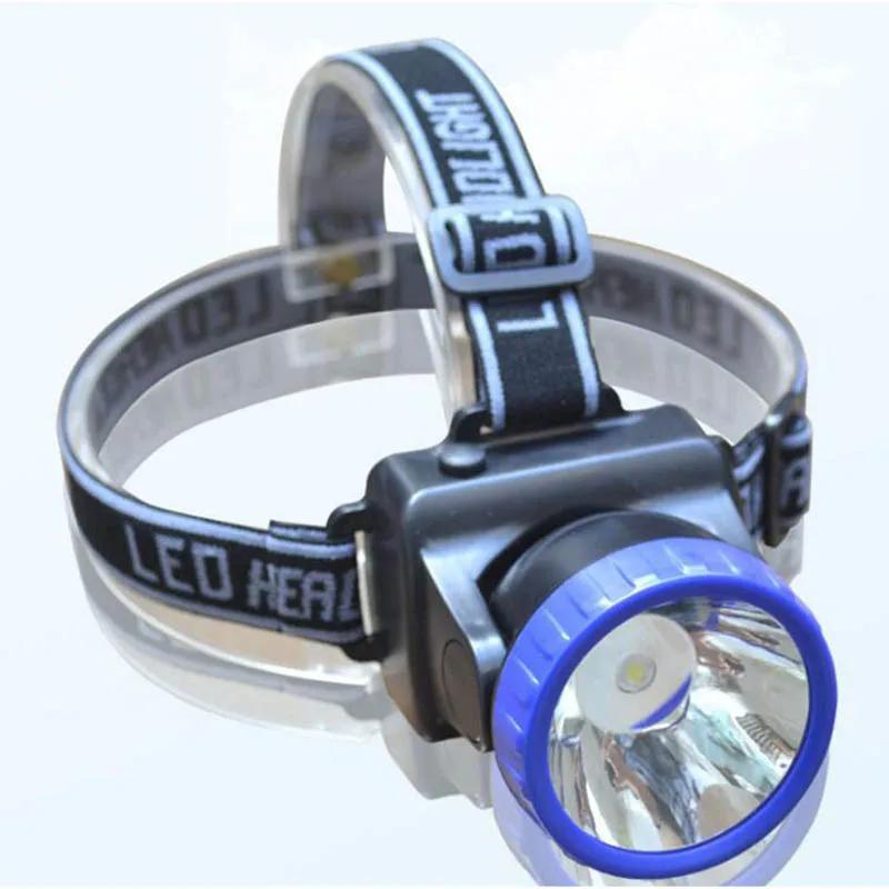 Небольшой светодиодный налобный фонарь AA аккумуляторный высокой мощности мини