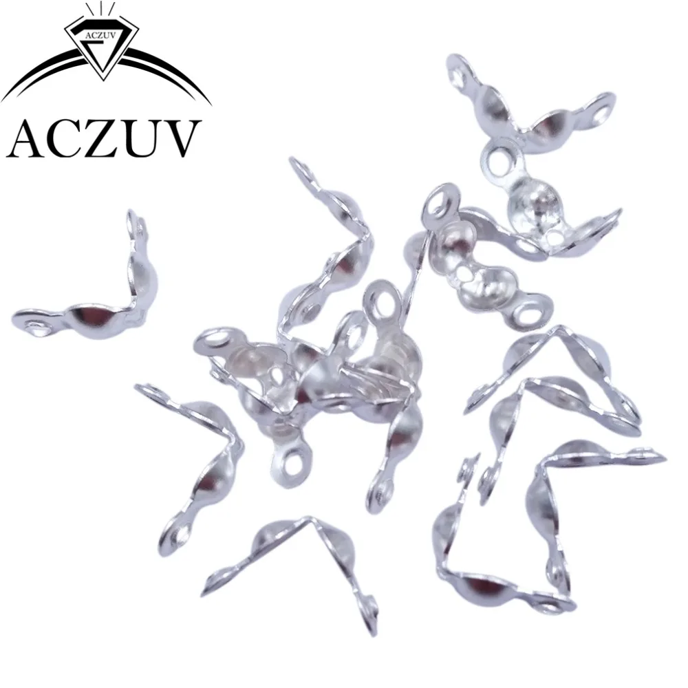 4x7 мм цепь из рыбьей проволоки наконечники с пряжкой Обжимные бусины для