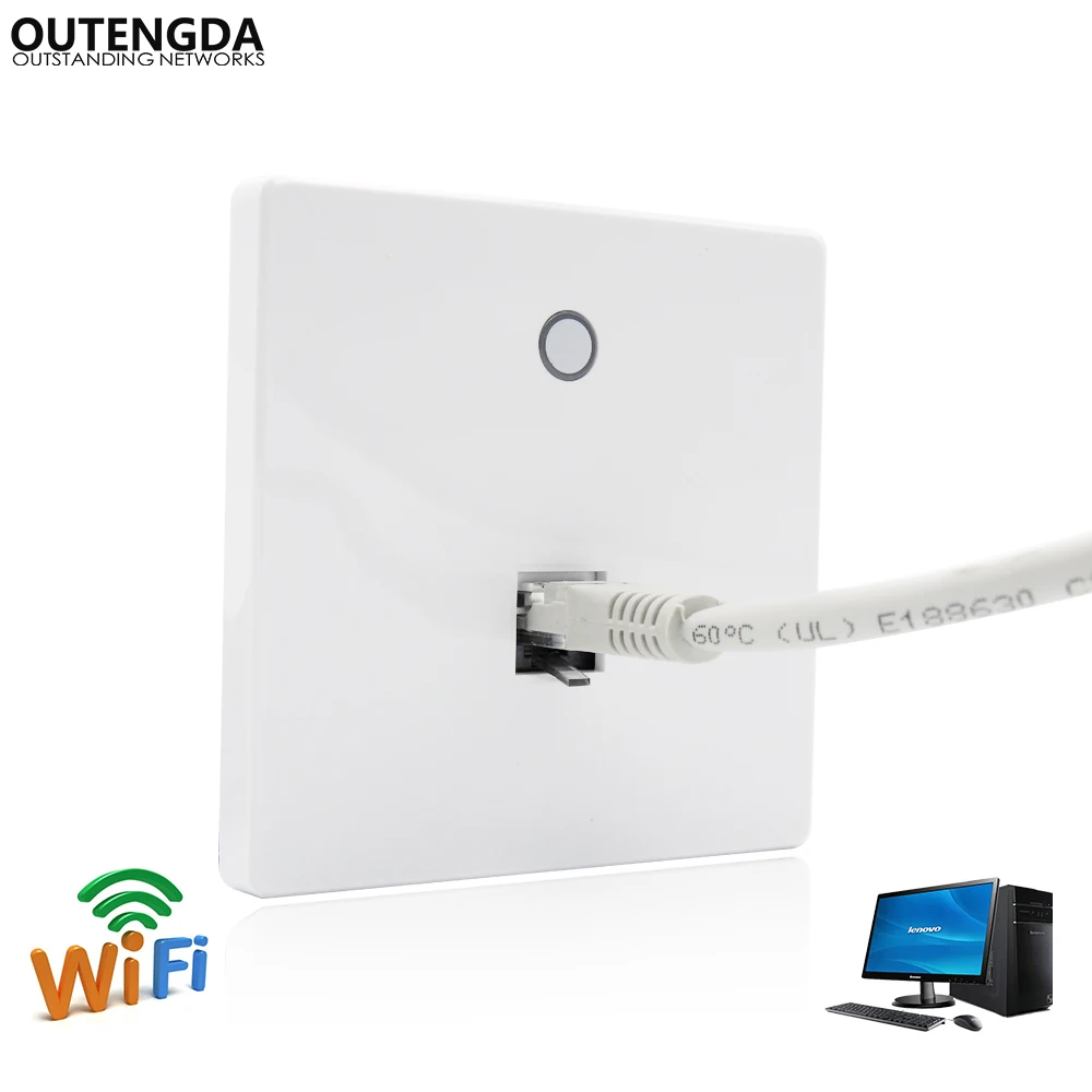 300 Мбит/с внутренняя 86 Настенная Розетка WiFi в стене точка доступа беспроводной AP WAN LAN RJ 45 порт ретранслятор маршрутизатор