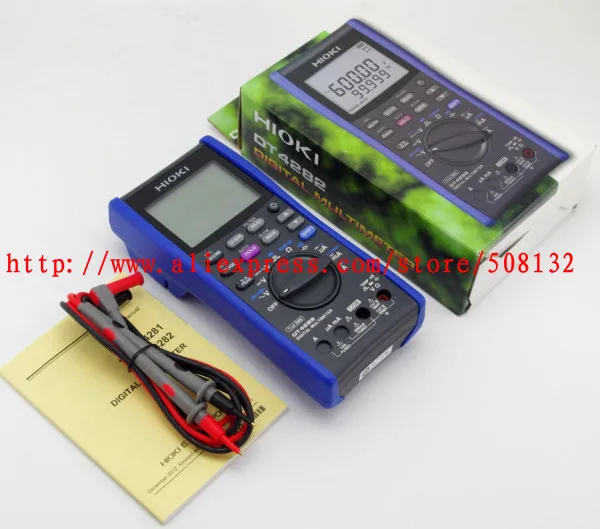 Hioki DT4282 Цифровые мультиметры(DMM) ручные тестеры 60000 Количество DT-4282