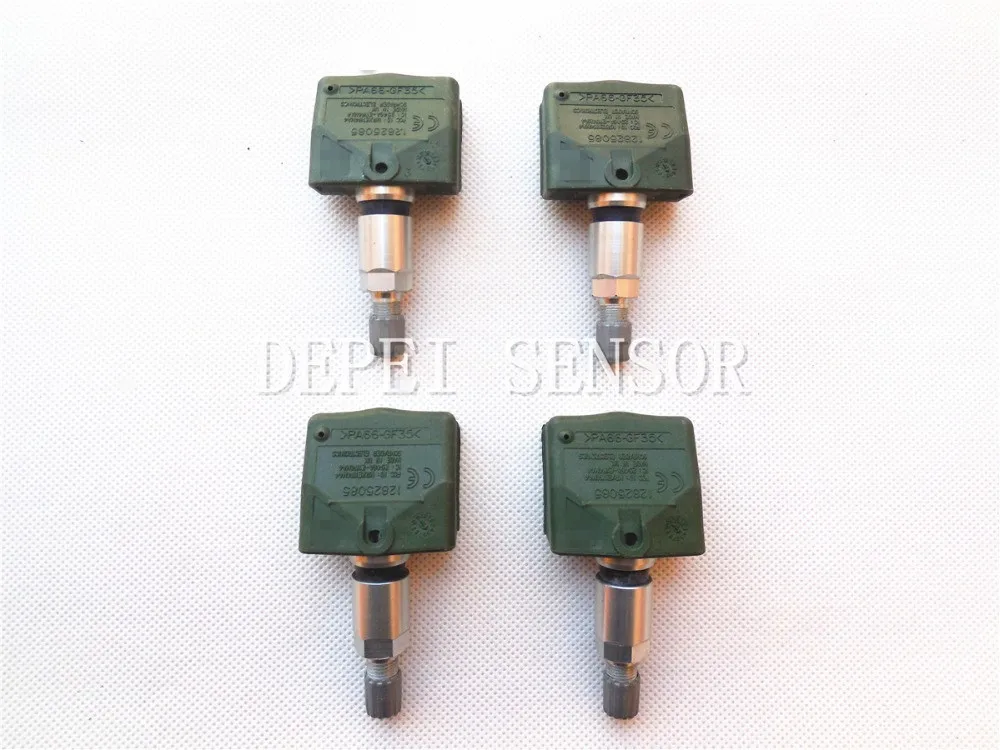 Dpqpokhy набор из 4 оригинальных датчиков Schrader TPMS для Cadillac SRX Saab 9 5 Chevrolet Trailblazer OEM 12825085