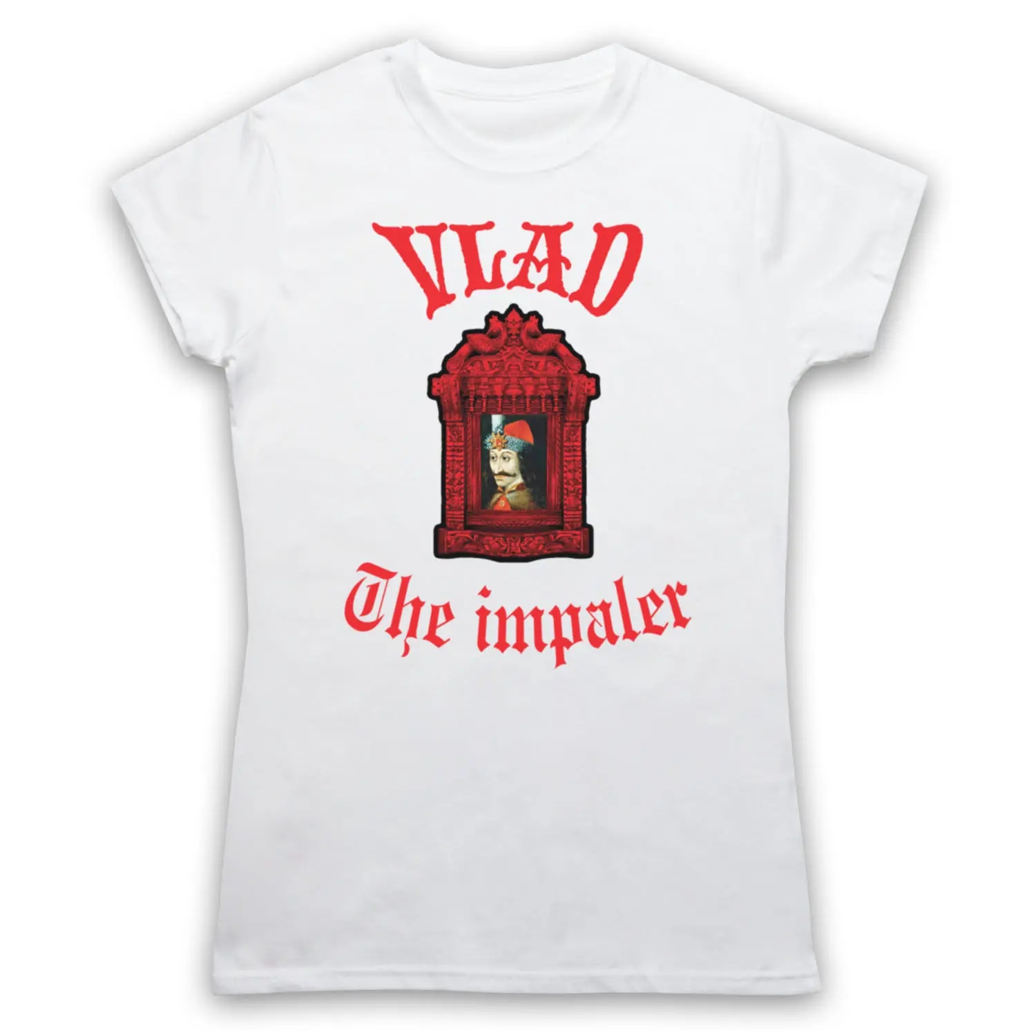 VLAD THE IMPALER DRACULA VAMPIRE/неформальная ужасная футболка для взрослых и детей крутая