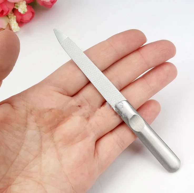 

large size stainless steel nail/toenail file special Rubbing armour file NO.C0021