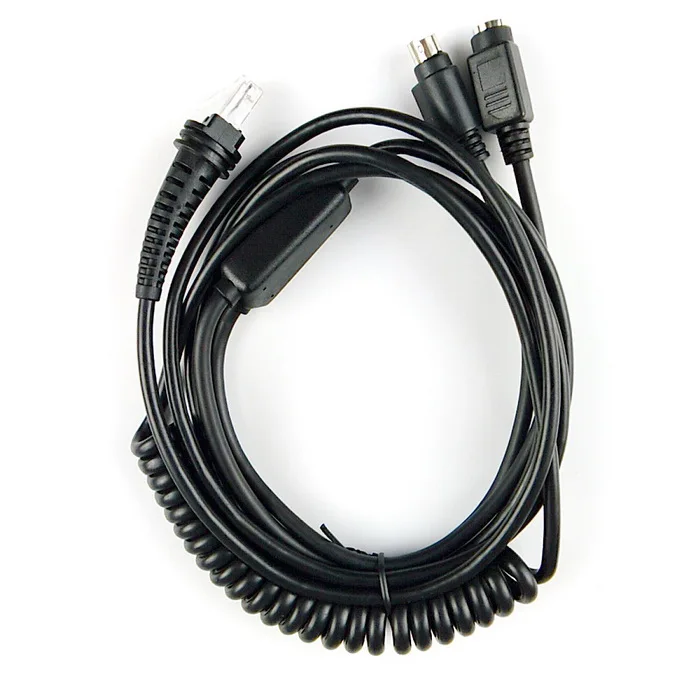 2 pack сканер штрих кода PS/2 спиральный кабель 3 м (10 футов) для Honeywell HHP 1900g Hyperion 1300g Xenon