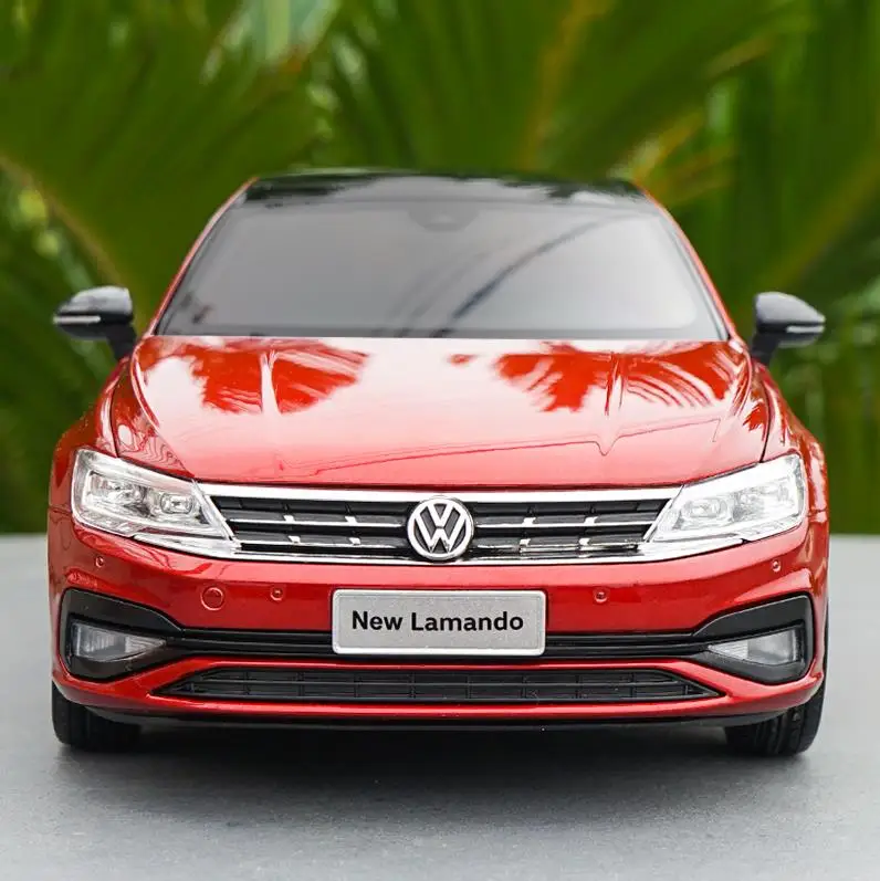 1:18 усовершенствованная Автомобильная игрушка из сплава Volkswagen New Lamando литая под