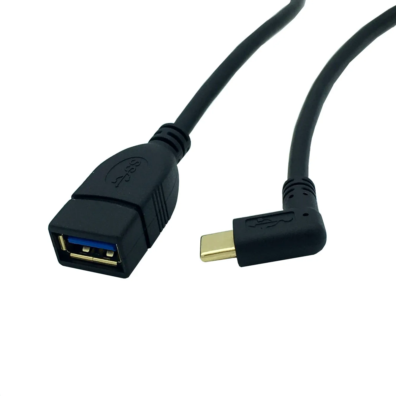 Позолоченные USB3.1 кабельной линии OTG AF TO type c локоть интерфейс к USB3.0 материнской
