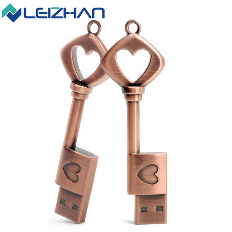 Usb флеш накопитель в форме сердца 4 ГБ 8 16 32 64 ГБ|USB флэш-накопители| |