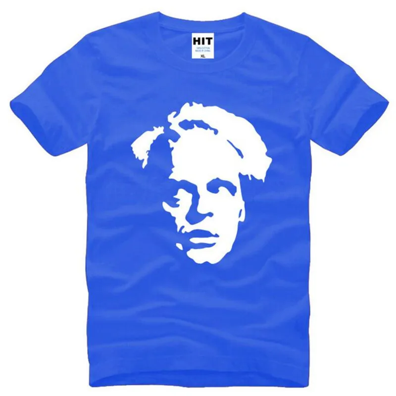 Футболка мужская с принтом Клаус Kinski стильная тенниска из хлопка коротким