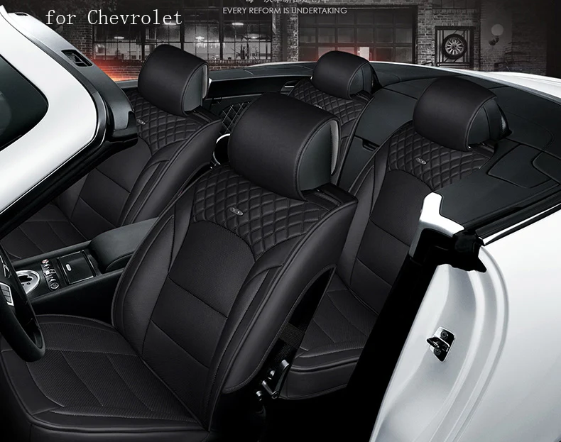 Водонепроницаемый искусственная кожа сиденья для Chevrolet Cruze Aveo Captiva Lacetti спереди и