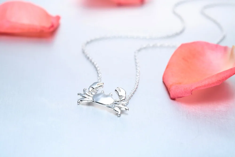 Розничная продажа ожерелье Kinitial с подвеской в виде морского краба Мэриленда