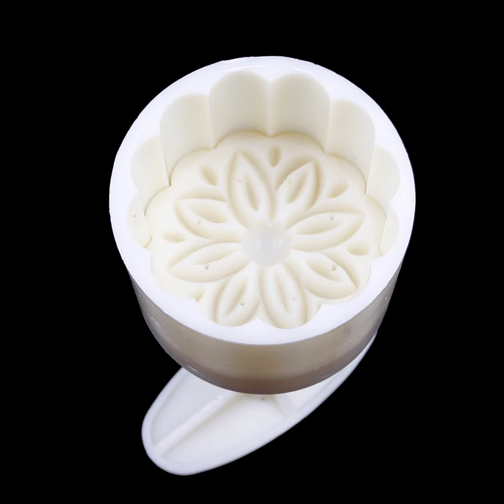 New Moon Cake Mooncake Decoration Mold Mould 100g Flowers Round 4 Stamps DIY Tool|mold resin|mold pillowstool long |