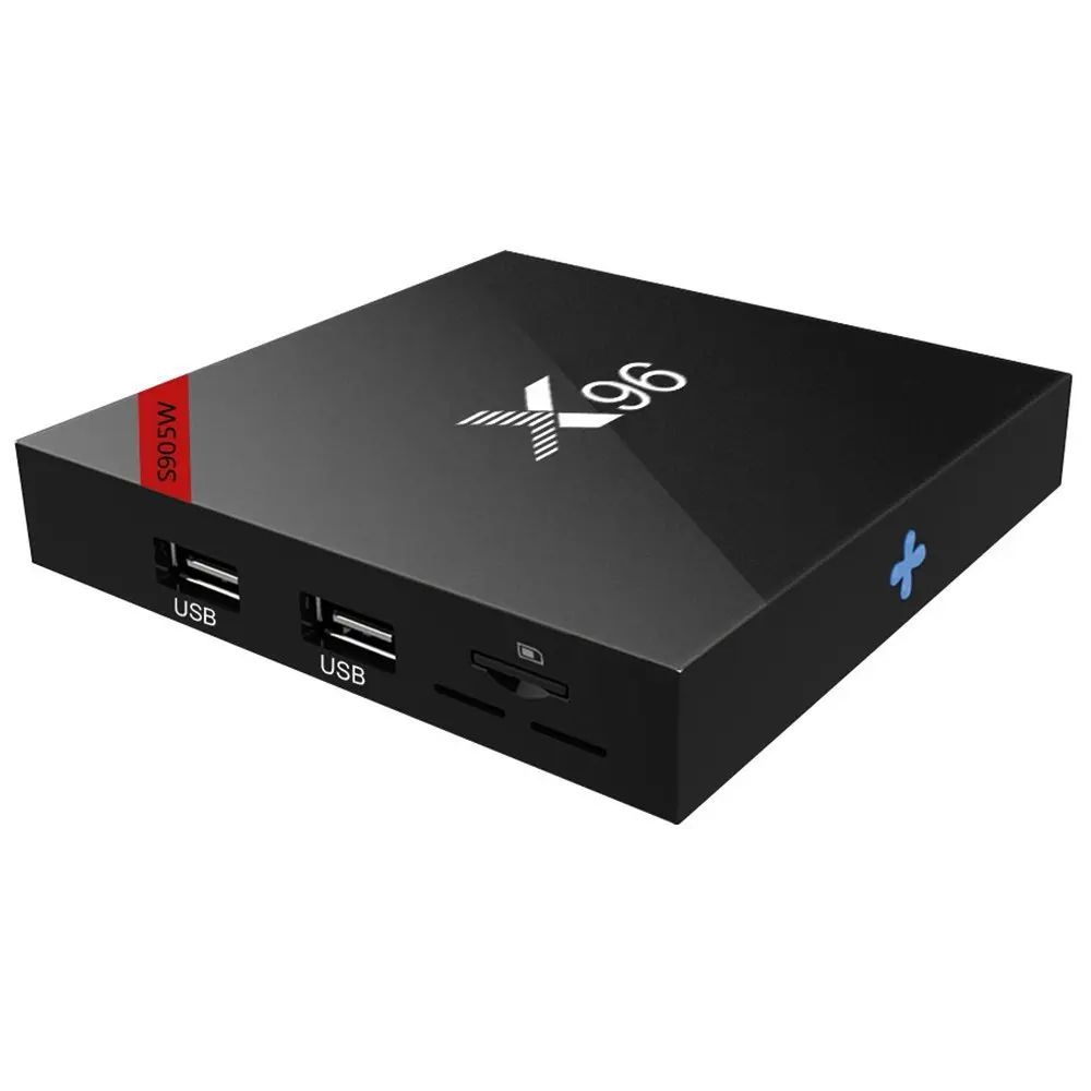 X96 W Мини Android 7 1 Смарт ТВ контейнер под элемент питания 2 ГБ/16 ГБ X 96 мини Amlogic S905W H.265