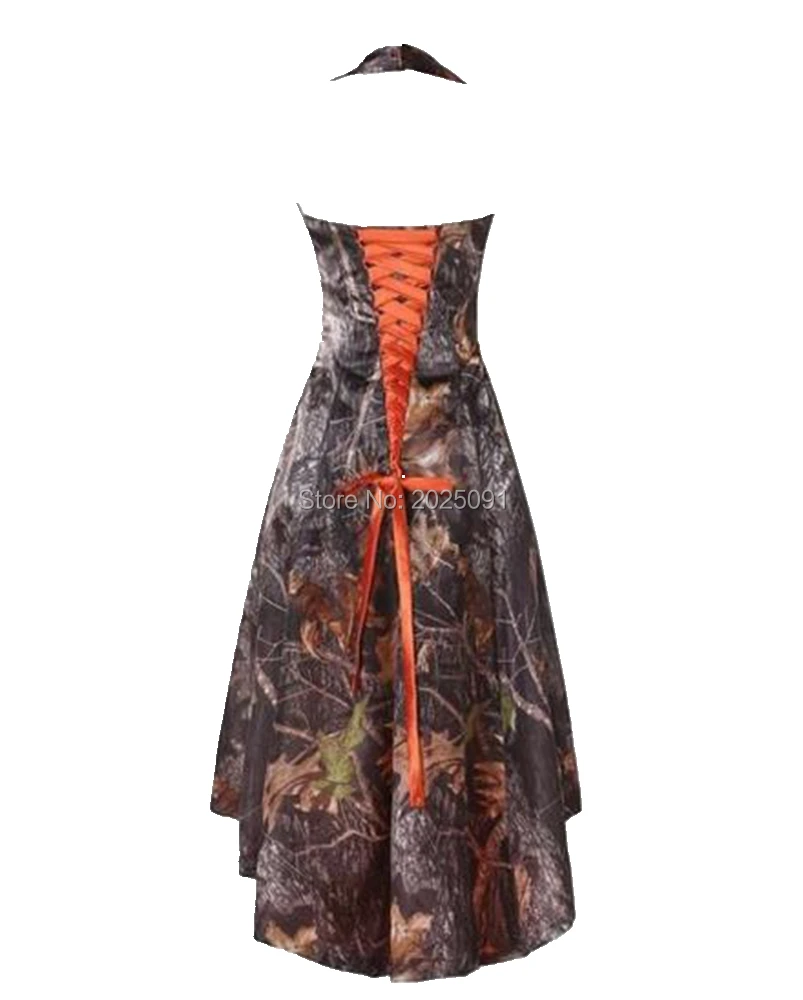 Реальное изображение модные камуфляжные платья подружек невесты плюс размер
