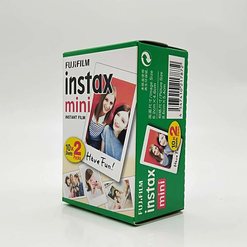 Белая фотобумага Fujifilm Fuji Instax Mini 100 листов мгновенная для фотоаппарата 9 8 7S 70 90 25