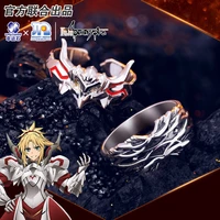 fate apocrypha anime ring 925 sterling silver mordred red saber fate grand order fgo action figure action figure gift