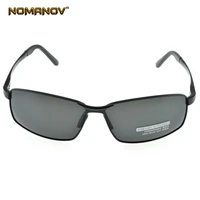 al mg alloy myopia polarized sunglasses men black brown blue red silver night vision lens polaroid outdoor designer sun glasses