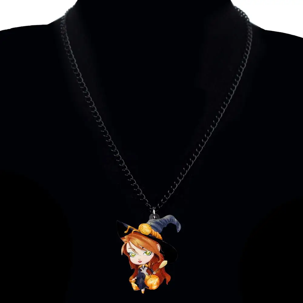 Подвеска в виде ведьмы на Хэллоуин для женщин и девушек|Ювелирные наборы| |