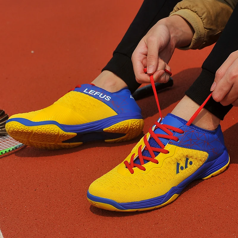 GEIT Мужская обувь для игры в бадминтон Нескользящие Сникеры дышащие кроссовки из