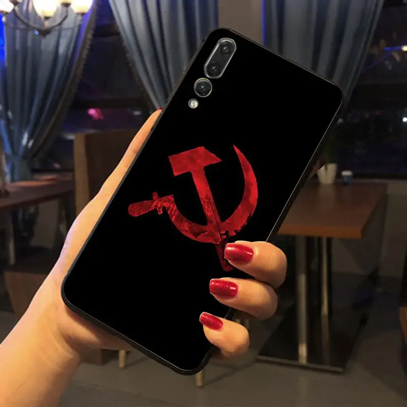 Чехол Yinuoda для телефона с принтом Советского Союза гранж флага huawei p20 pro p20lite honor 8x