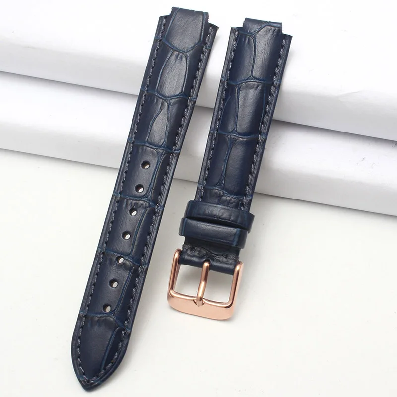 14 Bullet кожаный ремешок для часов из телячьей кожи для Casio Sheen-3034 Дамский цветной браслет 16X10 мм Черный Коричневый Белый Красный - Цвет ремешка: 14