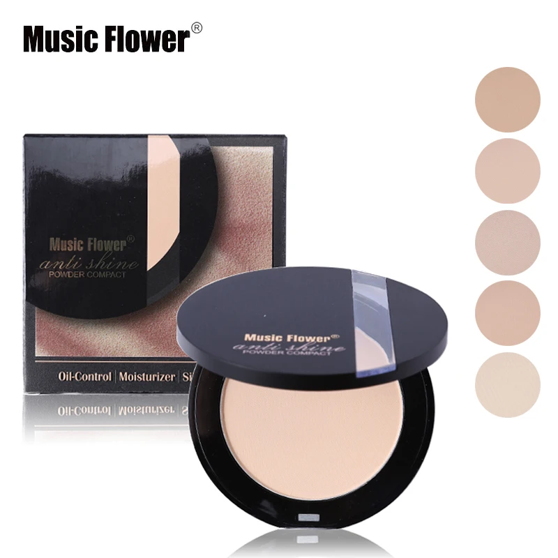 Музыкальный цветок 5 цветов Минеральная прессованная пудра Контур лица макияж