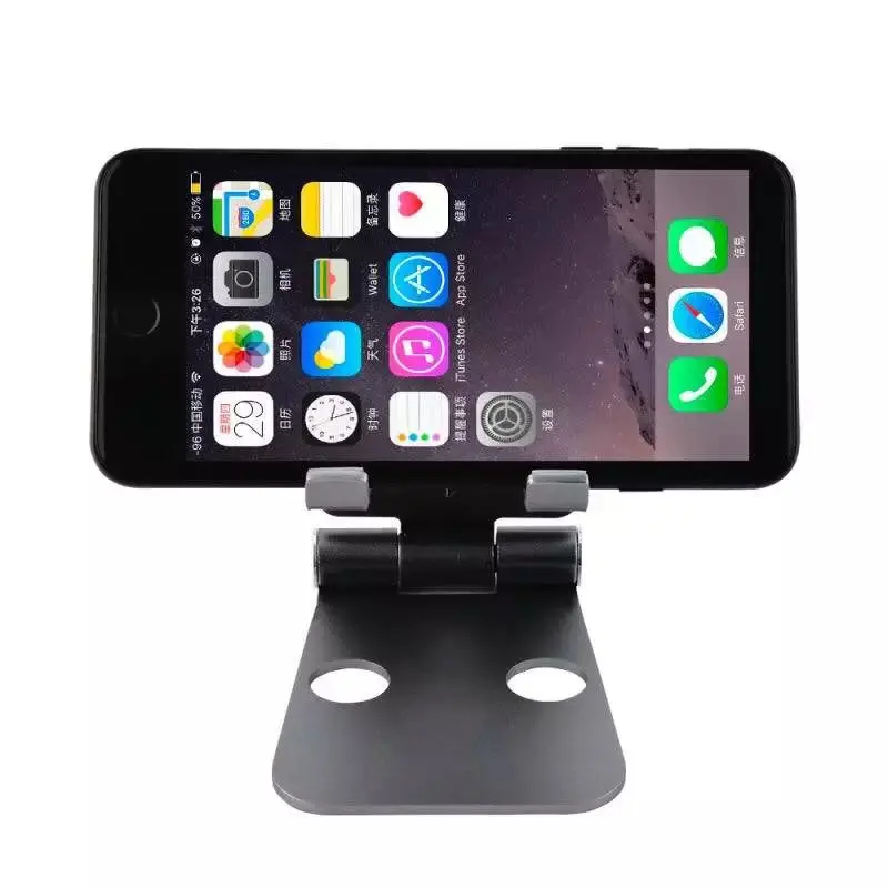 Роскошные алюминиевого сплава кронштейн док стенд держатель для iphone 5 6 6s 7 плюс