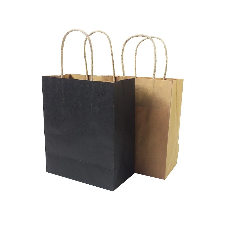 40PCS/lot 18x15x8cm Small Colorful Kraft paper bag with handles for Shops Jewelry Wedding Birthday Party Christmas Wholesale|bags wholesale|bags