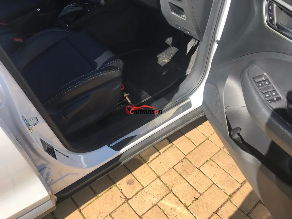 Автомобильный Стайлинг для Mg Zs автомобильные аксессуары из нержавеющей стали, Накладка на порог, защита от потертостей, защита для автомобиля, наклейки