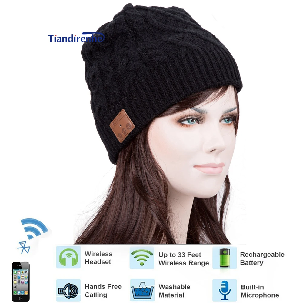 Новейшие Tiandirenhe беспроводные Bluetooth кепки Смарт наушники для музыки шляпа с мягким