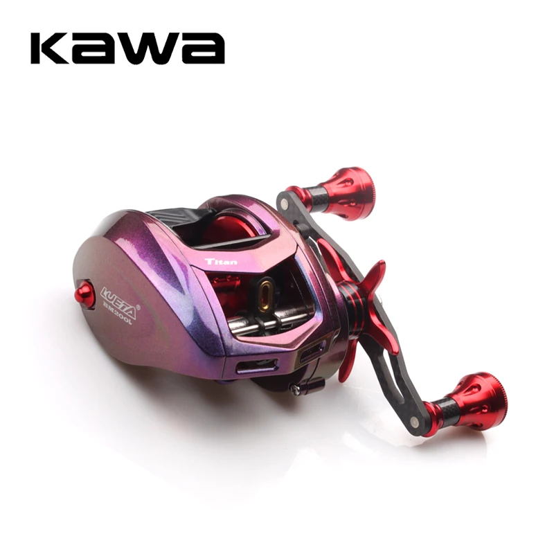 KAWA Fishing Reel Bait cast Reel, Gear Ratio 7.1:1 Bait casting Magnetic Brake Bearing 11+1 290g Max Drag 11KG sea fishing reel