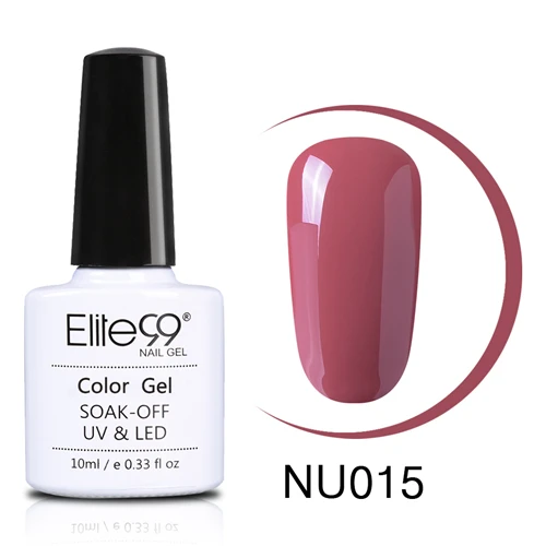 NU015 Elite99 Гель-лак УФ светодиодный телесный цвет серия УФ гель основа верхнее покрытие УФ лампа дизайн ногтей Горячая лак для ногтей - Цвет: NU015