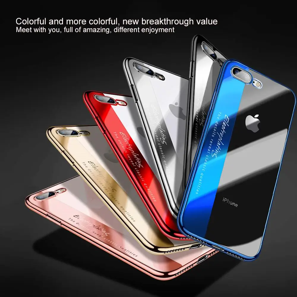 Чехол для iphone 6/7/8plus/xr max полноразмерный чехол из ТПУ с ярким цветным