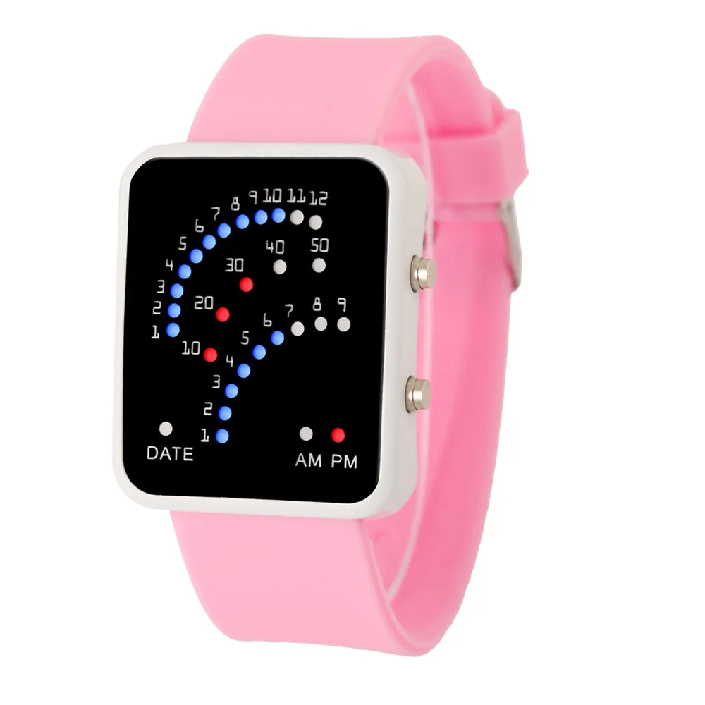 Женские спортивные наручные часы montre femme Модные Разноцветные в японском стиле 8
