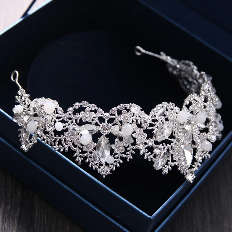 2018 Новое Барокко Роскошная обувь с украшением в виде кристаллов Свадебная Корона