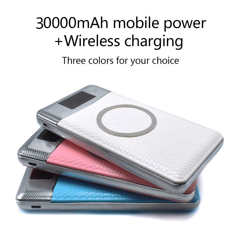 2018 Лидер продаж wireless mobile power dual USB 10000 мА ч беспроводное зарядное устройство