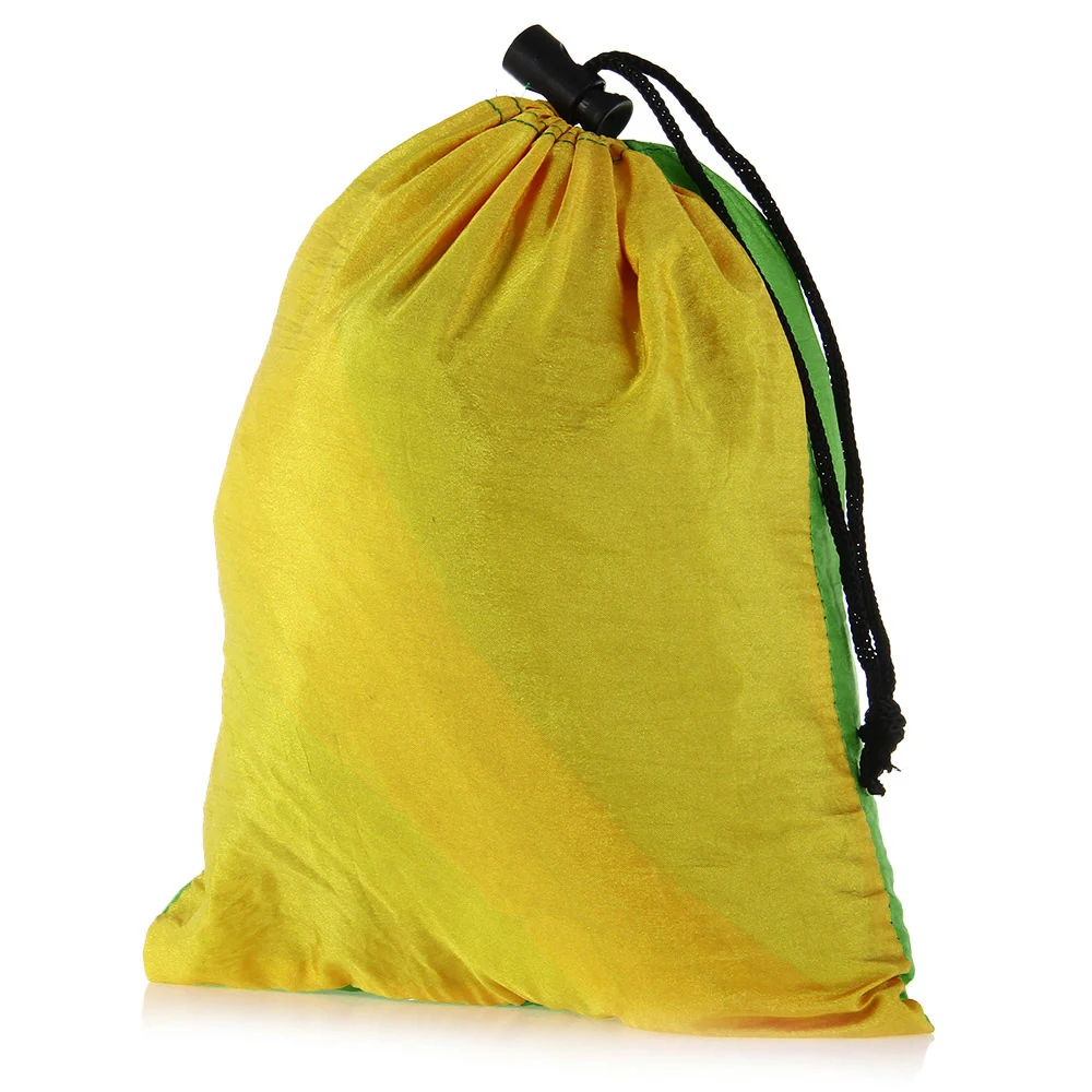 Портативный нейлоновый гамак для одного человека парашют ткань путешествий