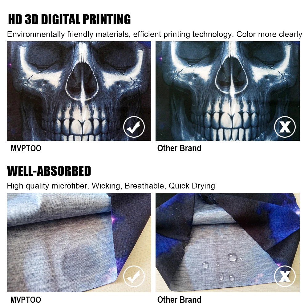 Череп повязка на голову Ghost шеи Gaiter Скелет мотоциклетная маска трубка щит мото