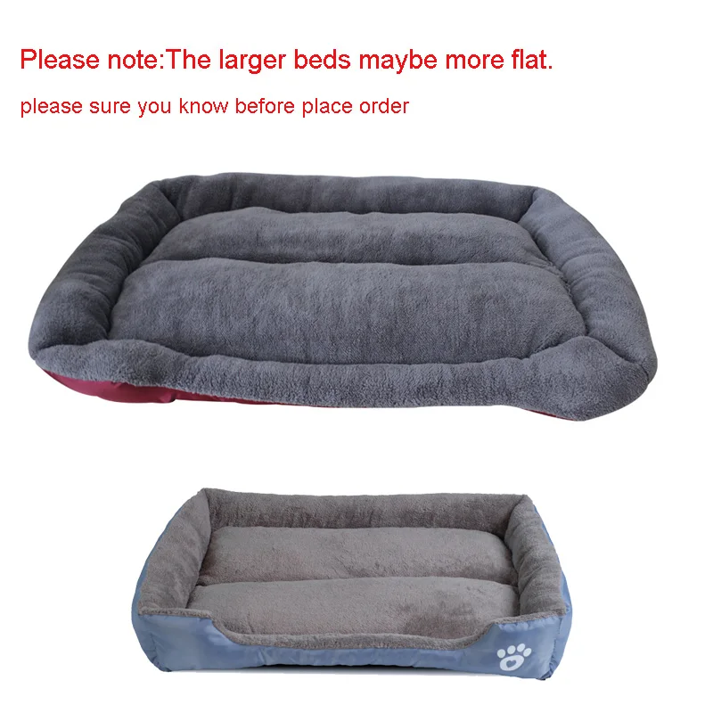 

S-3XL Puppy Dog Bed Cushion Sofa Pet Beds For Dogs Waterproof Bottom Soft Warm Cat Bed House Petshop Dropshipping hondenmand